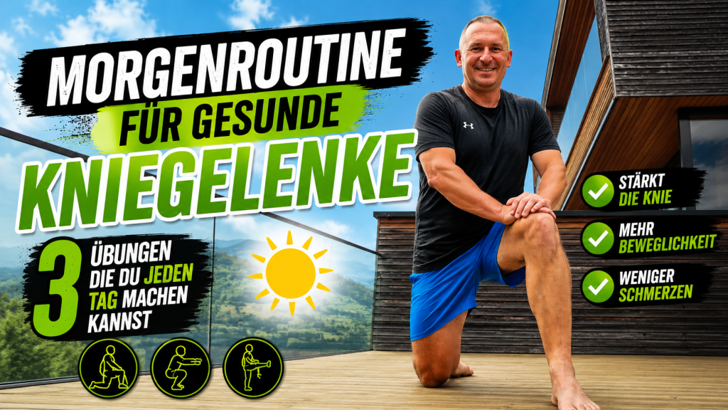 Steife Kniegelenke und Knieschmerzen? Diese Routine kann deine Mobilität verbessern und deine Knie auf den Tag vorbereiten. 🙌