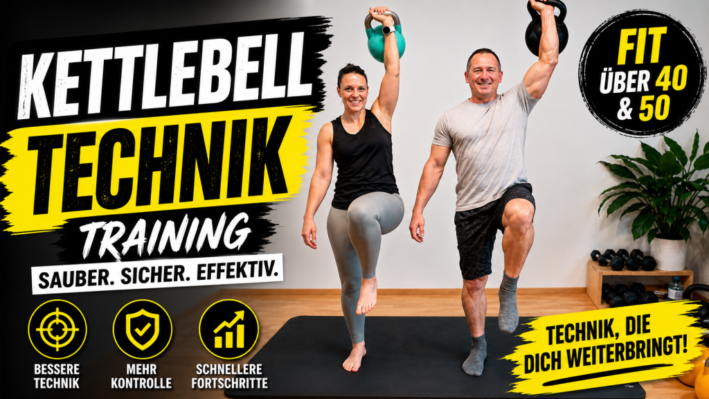 Im ersten Video liegt der Fokus auf sauberer Technik, Kontrolle und Bewegungsqualität. Perfekt, um deine Kettlebell Skills zu verbessern und effizienter zu trainieren.
Besonderer Skill: Türkisch GetUp