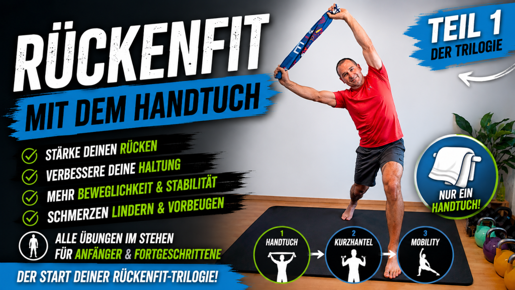 Willkommen zu unserem effektiven Rückenfit-Trainingsprogramm! In diesem Video zeigen wir dir einfache, aber kraftvolle Übungen mit nur einem Handtuch. Alles, was du brauchst, ist ein Handtuch und ein paar Minuten Zeit