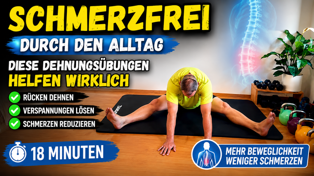 Leidest du unter einem verspannten Rücken, fühlst dich steif oder möchtest einfach wieder beweglicher werden? Dann ist dieses Workout genau das Richtige für dich! 😊