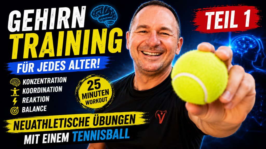 Wir beginnen mit einfachen Aufgaben und steigern nach und nach die Herausforderung. Werfen, Fangen und unterschiedliche Bewegungsmuster fordern das Zusammenspiel von Augen, Händen, Gehirn und Körper.